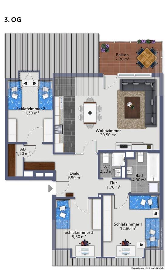 Komfortable Wohnung Fuer Monteure Hilden Exteriér fotografie